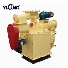 Yulong poultry feed pellet making machine with hopper